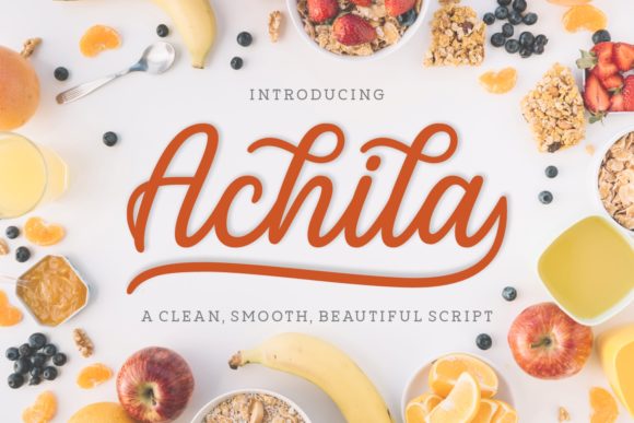 Achila: The Bold Script Font for Brand Identity