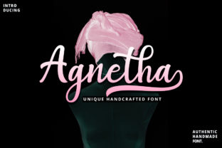 Agnetha: A Classic Script Font for Editorial Design