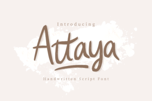 Attaya: A Playful Script Handwritten Font for Branding