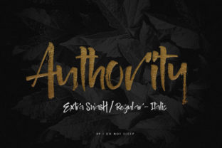 Authority: A Firm Script Handwritten Font for Modern Brands