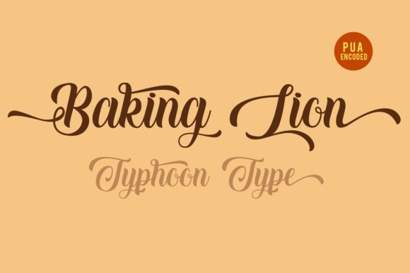 Baking Lion: A Premium Script Handwritten Typeface for Brands