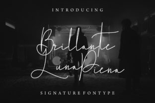 Brillante Luna Piena: A Script Handwritten Font for Web Design