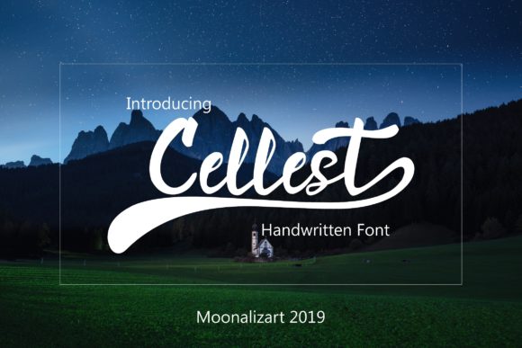 Cellest: A Sweet Script Font for Digital Design