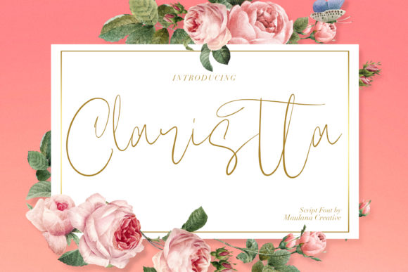 Claristta: A Script Handwritten Font for Campaigns