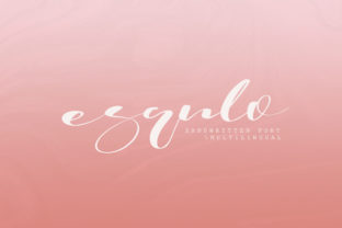 Esqulo: A Modern Handwritten Typeface for Branding