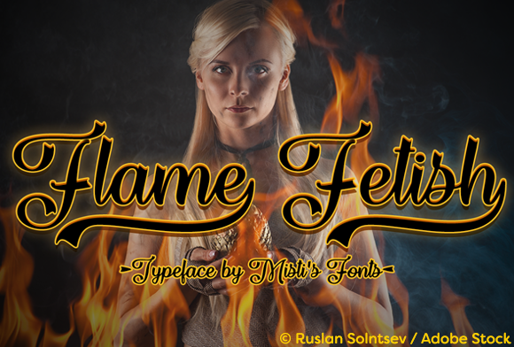 Flame Fetish: A Fiery Typeface for Bold Brands