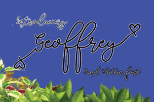 Geoffrey: A Handwritten Font for Memorable Branding