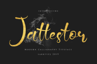 Jattestor: A Modern Calligraphy Typeface for Web Design