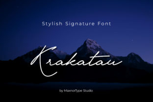 Krakatau: A Natural Handwritten Typeface for Branding