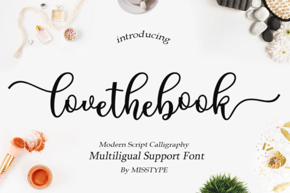 Lovethebook Font Review: A Romantic Script for Design