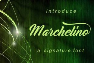 Marchelino: An Elegant Signature Typeface for Branding