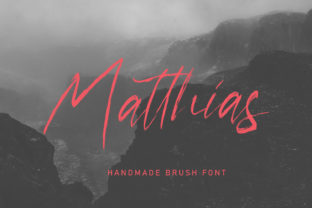 Matthias: A Handwritten Script Font for Elegant Editorial Design
