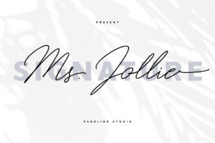 Ms. Jollie: A Modern Script Font for Editorial Design