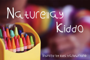 Naturellay Kiddo: A Playful Script Handwritten Font for Makers
