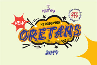 Oretans: A 3D Handwritten Font for Bold Branding
