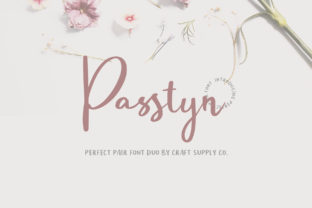 Passtyn Duo: A Stylish Script Font for Your Brand
