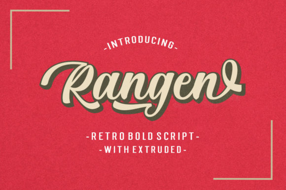 Rangen: A Retro Script Font for Web Design