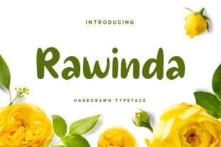 Rawinda: A Fresh Handwritten Typeface for Romantic Branding