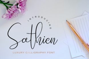 Sathien: A Luxurious Script Font for Chic Branding