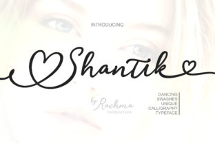 Shantik: A Premium Script Handwritten Typeface for Campaigns
