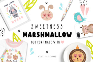 Sweetness Marshmallow Duo: A Handwritten Font for Brands