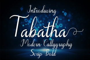 Tabatha: A Bold Script Font for Romantic Web Design