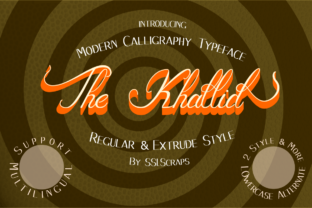 The Khallid: A Modern Calligraphy Typeface for Web Design