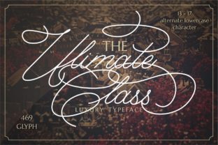 The Ultimate Class: An Elegant Calligraphy Typeface for Web Design