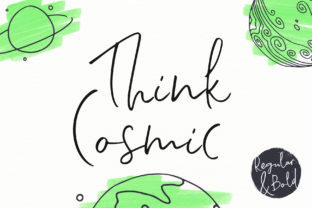 Think Cosmic: A Handwritten Typeface for Bold Brands