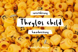 Thrylos Child: A Fun Handwritten Typeface for Web Design