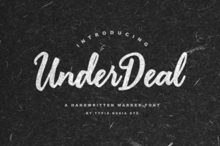 Under Deal: A Contemporary Handwritten Typeface for Branding
