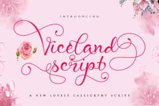 Viceland: The Elegant Script Font for Makers