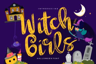 Witch Girls: A Spooky Script Handwritten Font Review